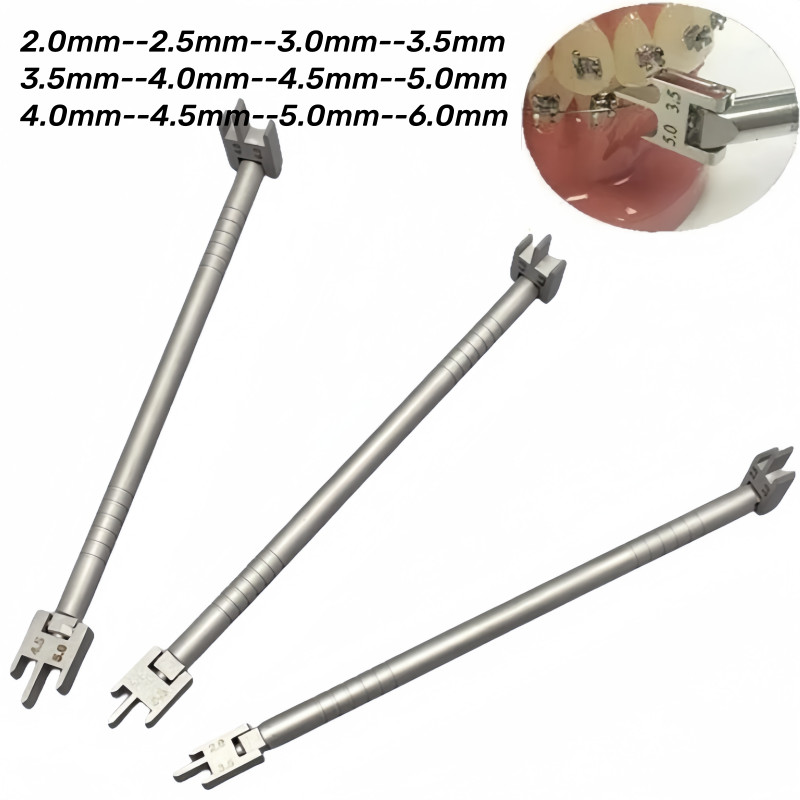 Dental Orthodontic Brackets Positioner Adjustable Locator High Precision Gauge