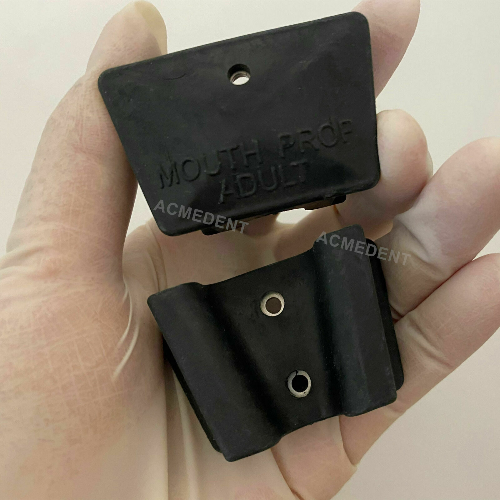 5Pcs Dental Black Mouth Prop Bite Block Adult-Large Latex Free Strong Vision