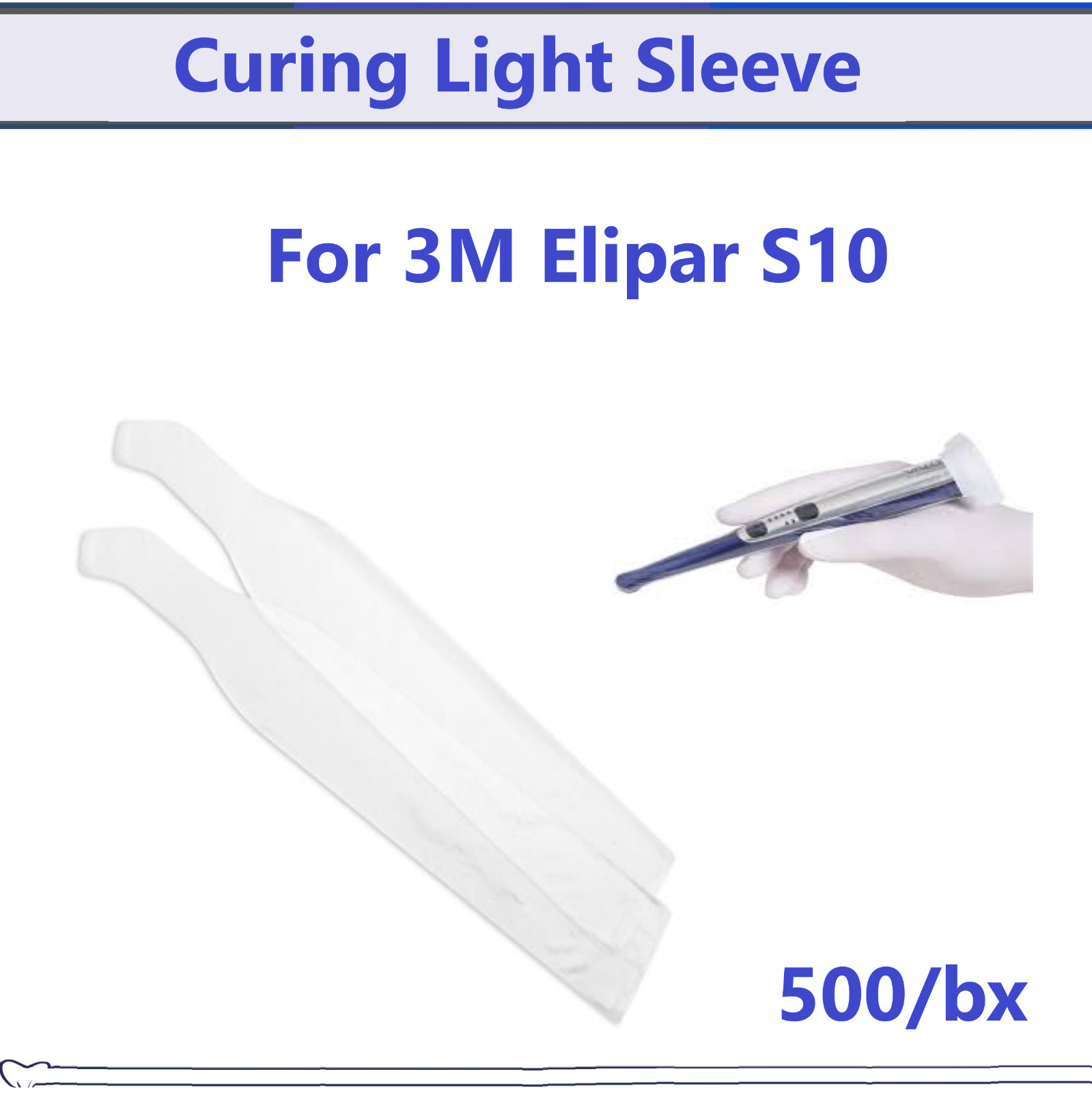 Curing Light Sleeve For 3M Elipar S10 500/bx , Plastic Sheaths