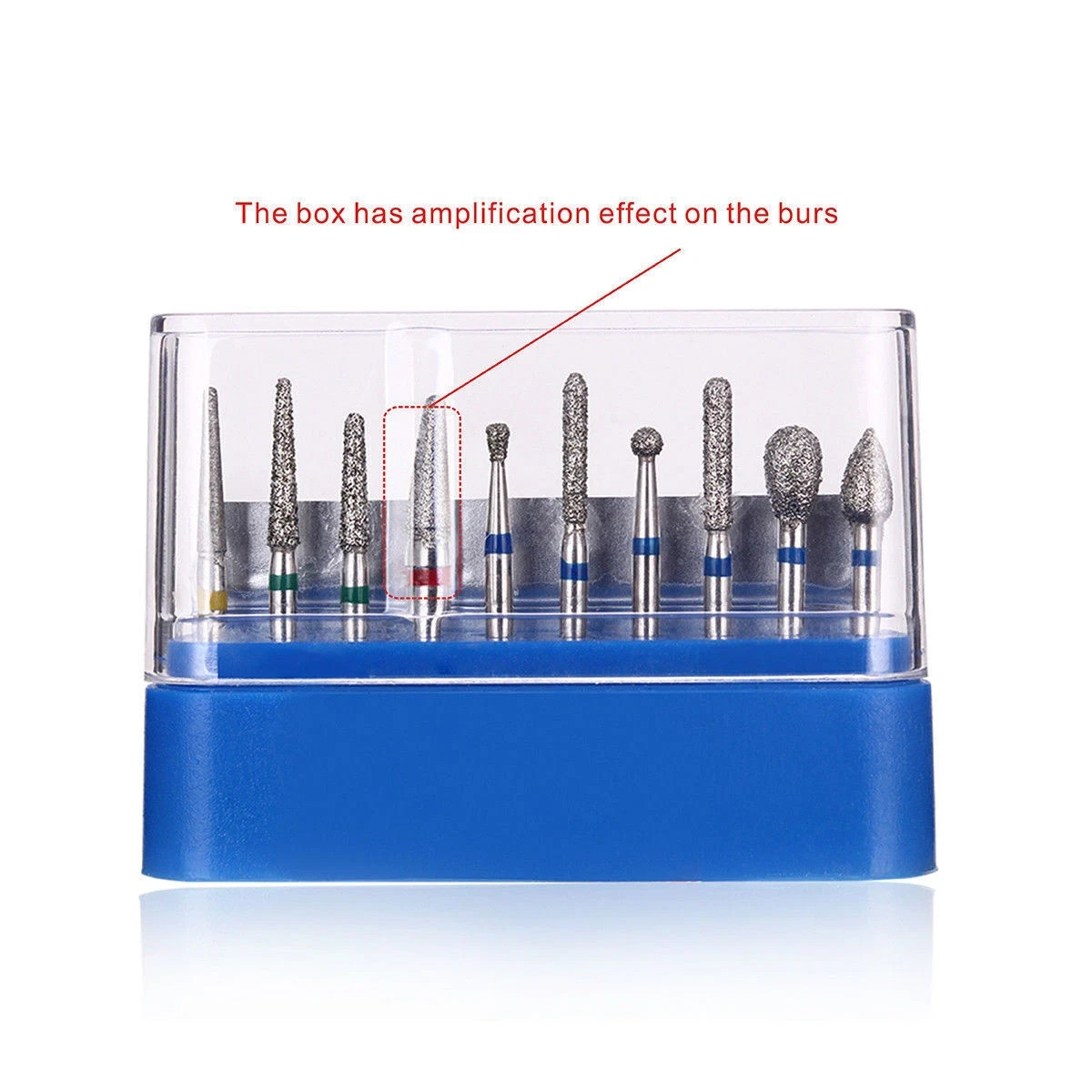 Dental Composite Crown/Bridge Preparation Anterior Diamond Bur Kit FG101/102/108