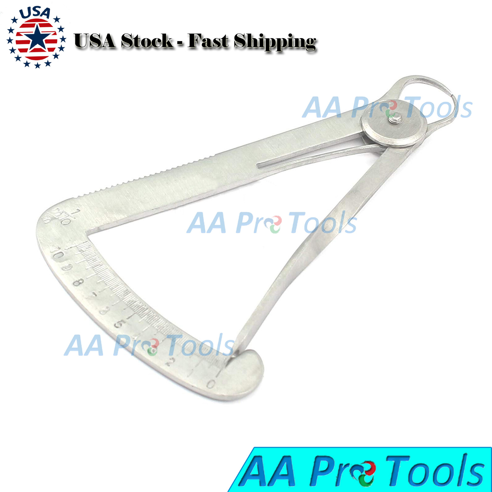 Iwanson Crown Caliper Metal Sharp spring measuring caliper gauge Dental Tools