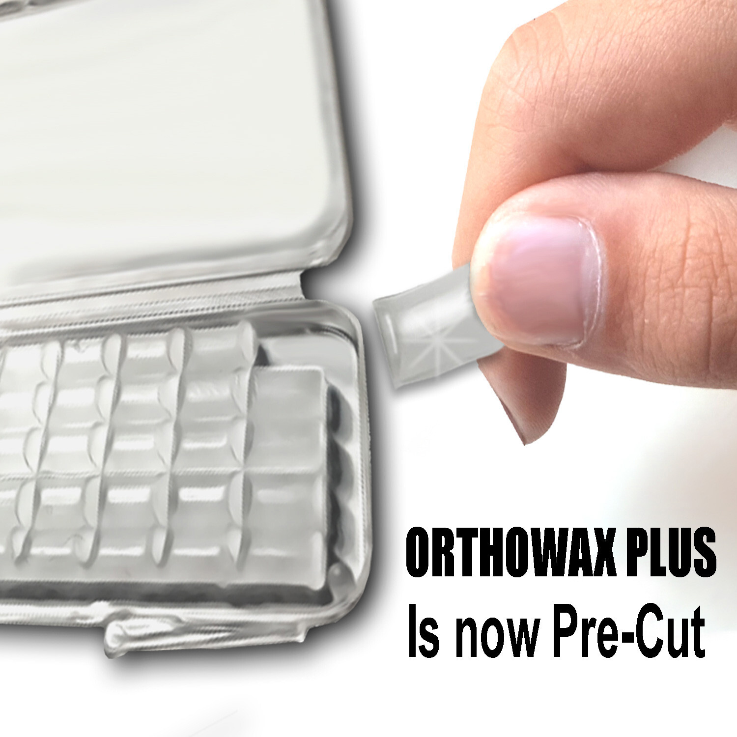 NEW! – ORTHODONTIC WAX – NOW PRECUT – ORTHOWAX PLUS ™ – ALOEVERA – VITAMIN E