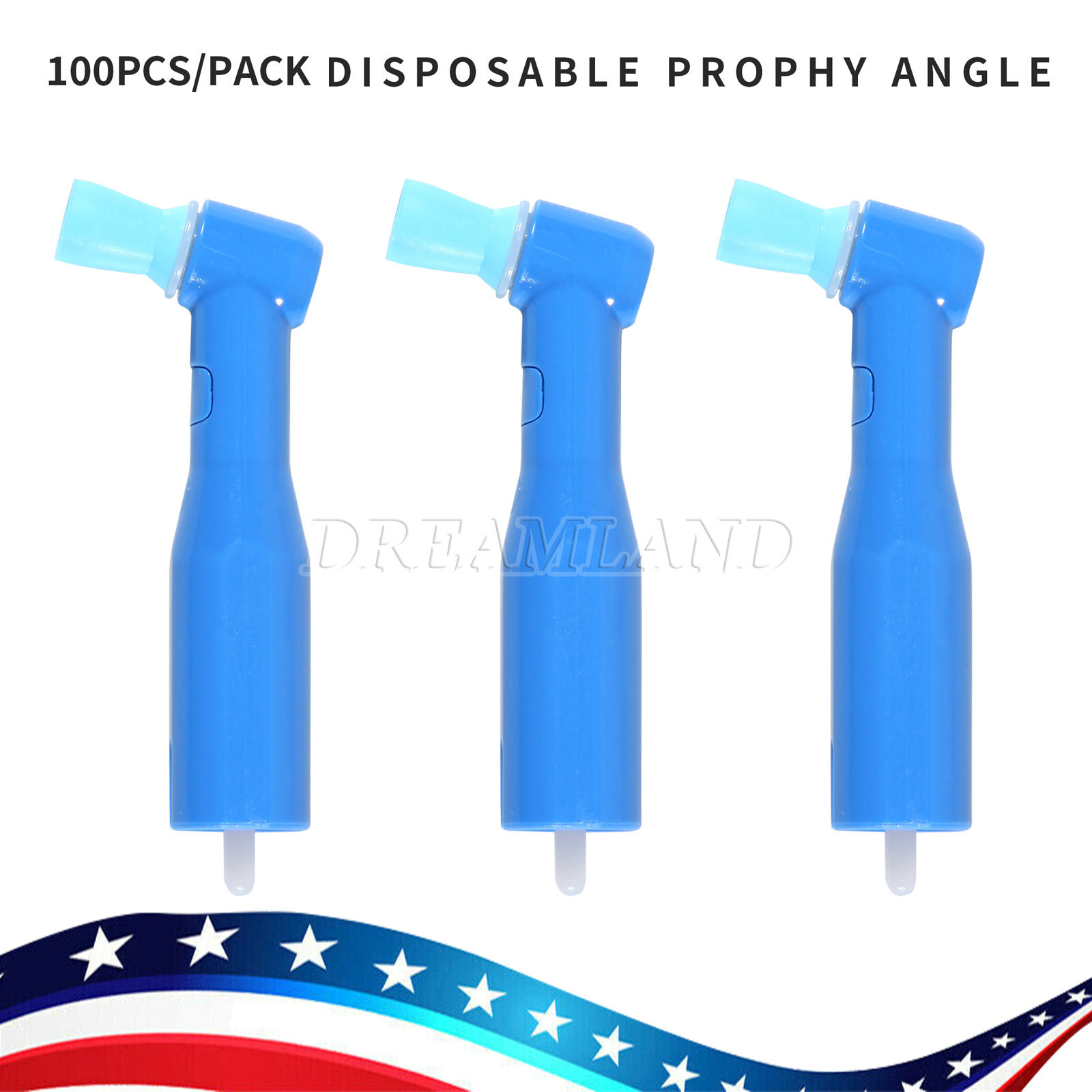 100x Dental Disposable Prophy Angles With Firm Cup Free Contra Angle 105° NEW