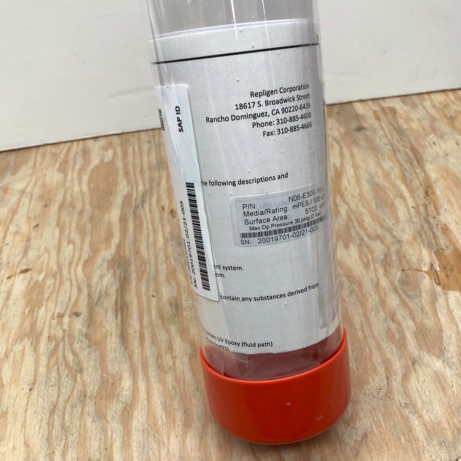 [New] Repligen MiniKros Hollow Fiber Filter 100kD mPES N06-E300-10-S