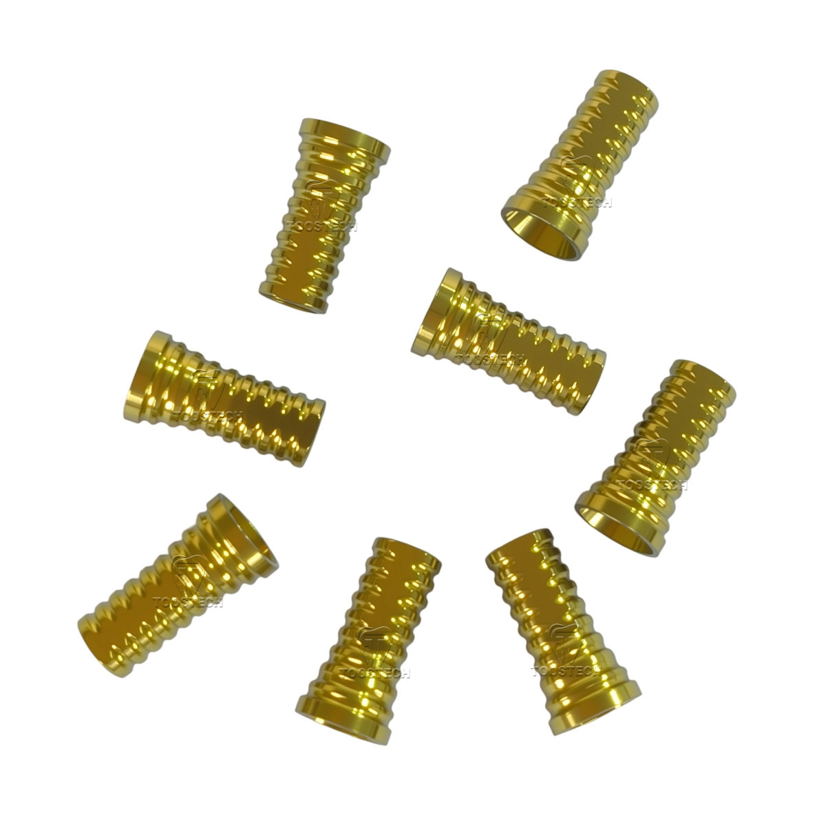 Multi Unit Temporary Titanium Cylinder Ti Sleeve Compatibe with MIS Seven