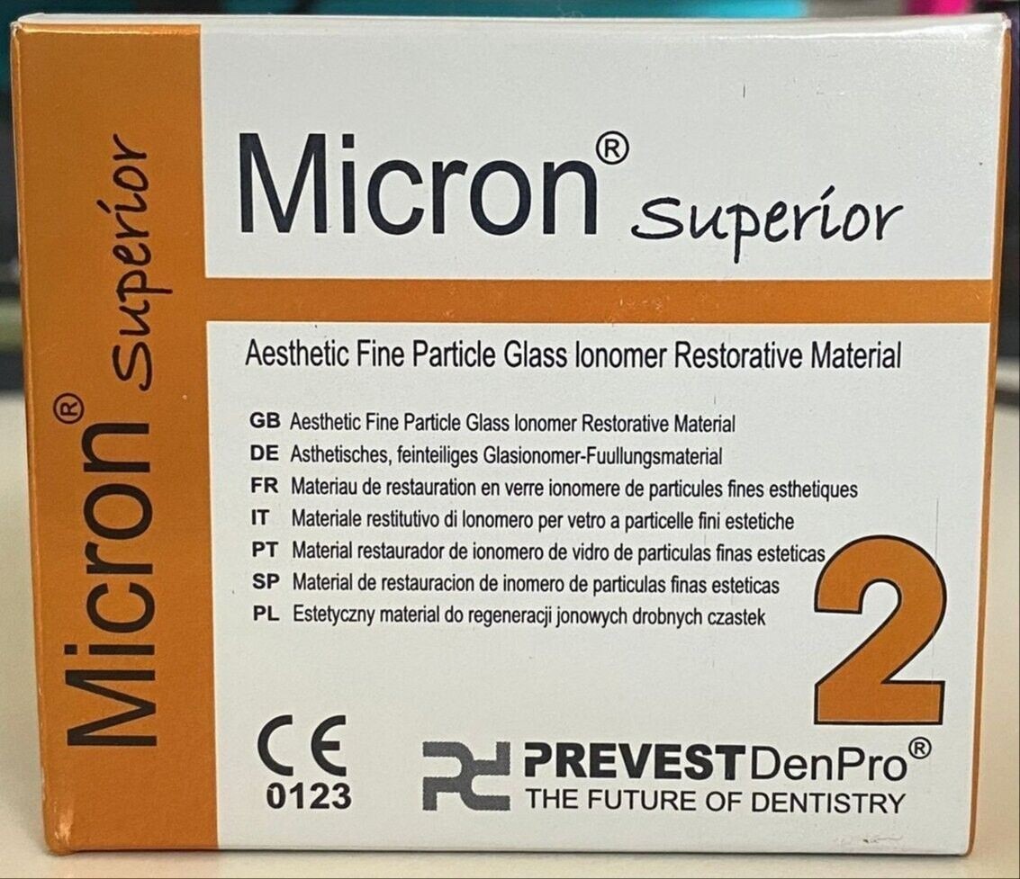 Prevest Denpro Micron Superior2 Glass Ionomer Dental Cement Permanent Resto GIC