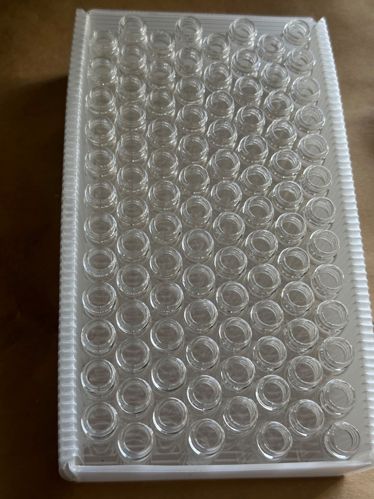 WHEATON μL MicroLiter Clear Glass Screw Thread 4ML Vials 15x45mm 100/Pk 13-1000