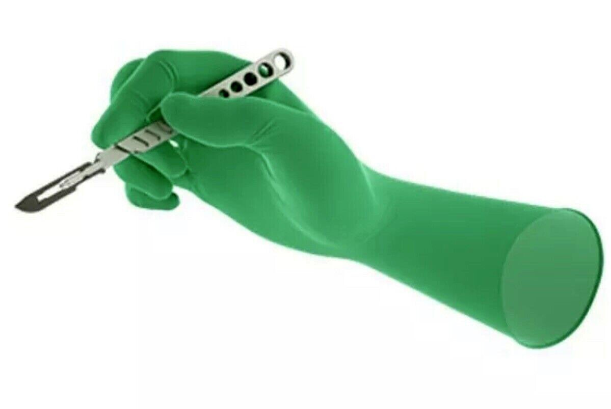 *50-Pairs* Ansell Gammex Non-Latex Powder-Free Disposable Size-8 Gloves 8516