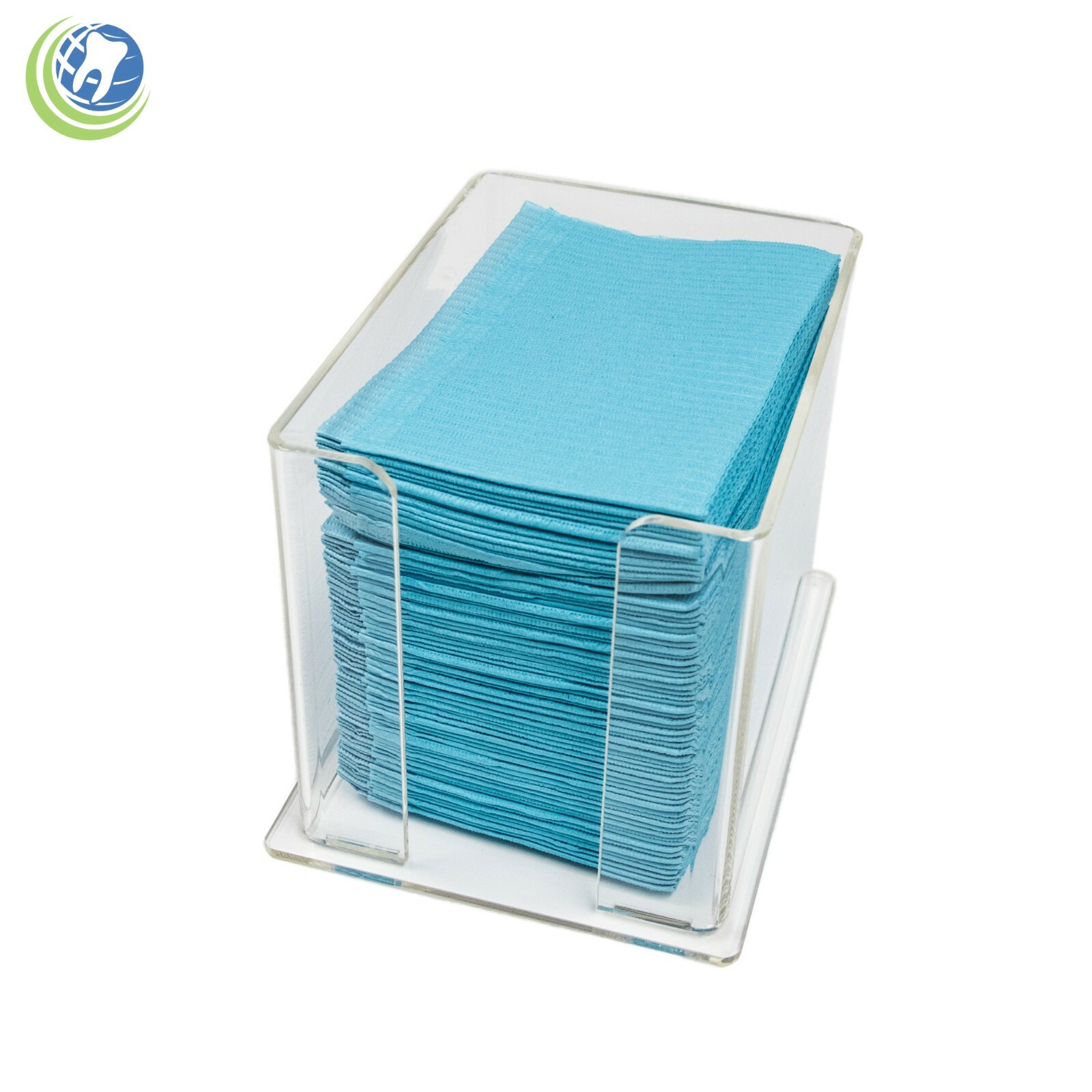 Disposable Bib Towel Dispenser Short Side Medical Dental Vet Hospital Tattoo Spa