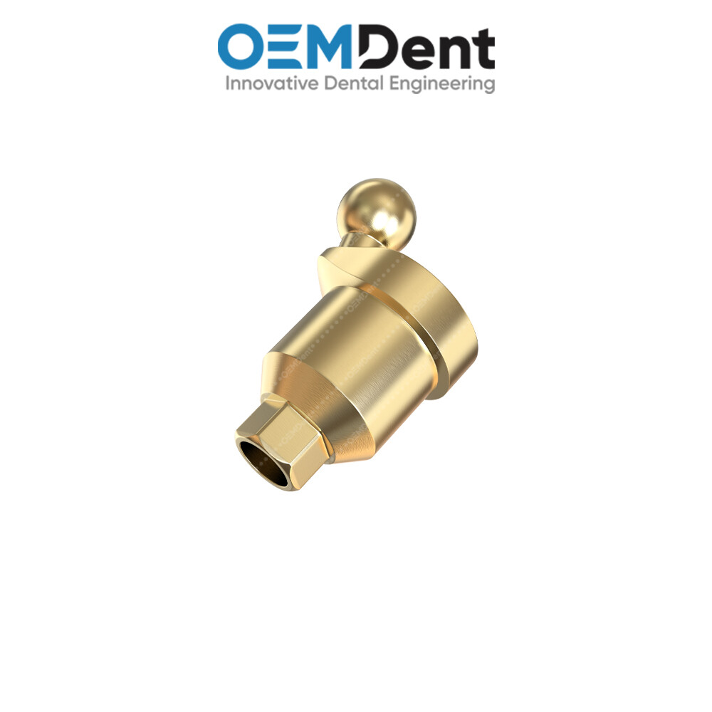 Angulated 18° Ball Attachment – Noris® Int Hex 2.42mm Compatible
