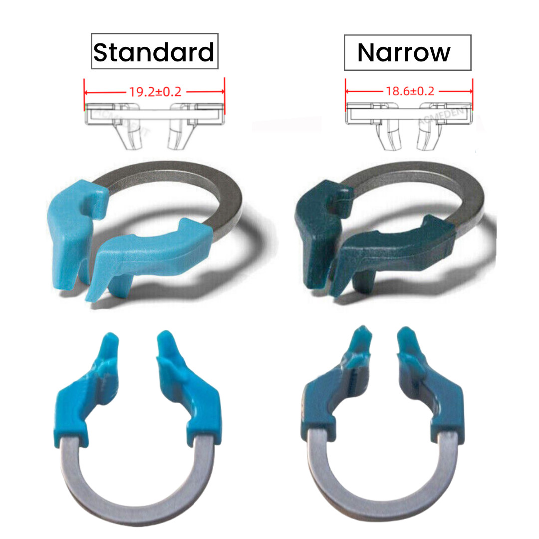 Dental Titanium Ring Matrix Clamp Matrices Clip NITI Palodent Style Deep Narrow