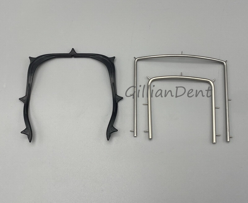 Dental Rubber Dam Sheet Frame Brackets Light Plastic/Foldable/S.S. Frames Tool