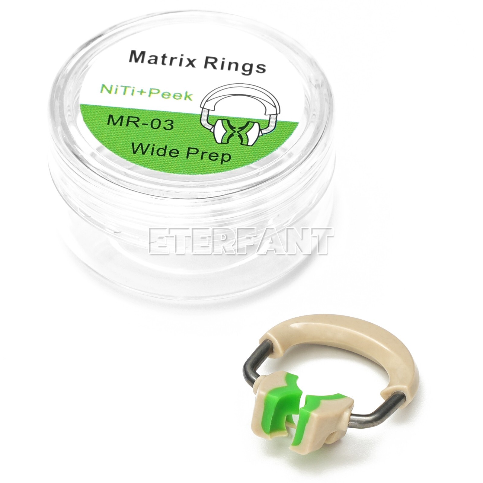 Dental 3D Separator Matrix Bands Rings Matrices Clip Clamp Titanium Fit Garrison