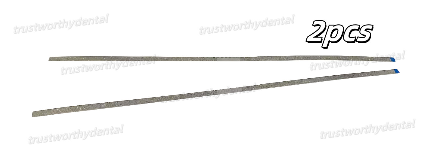 New 2.5mm Dental Single Side Diamond Finishing Strips Metal Polishing Sands