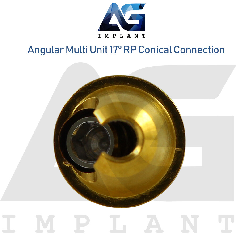 Angular Multi Unit Abut ment 17° Conical Connection RP 2.65mm Full Kit