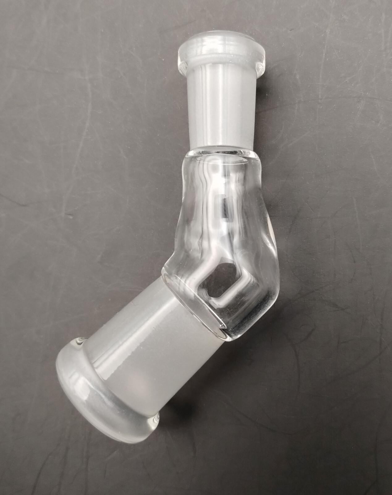 10mm – 14mm Female 45 Degree Angle Glass Ground Joint Adapter GonG Elbow