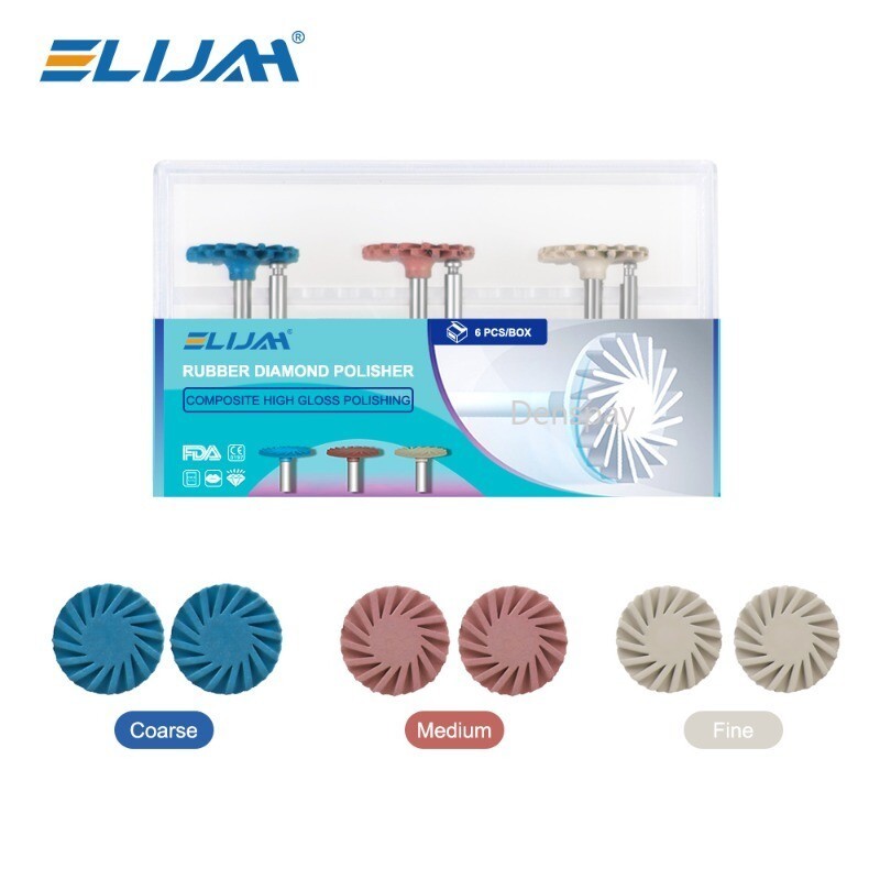 Dental Composite Polishing Kit Diamond System RA Disc 14mm Wheel Polisher 1Box