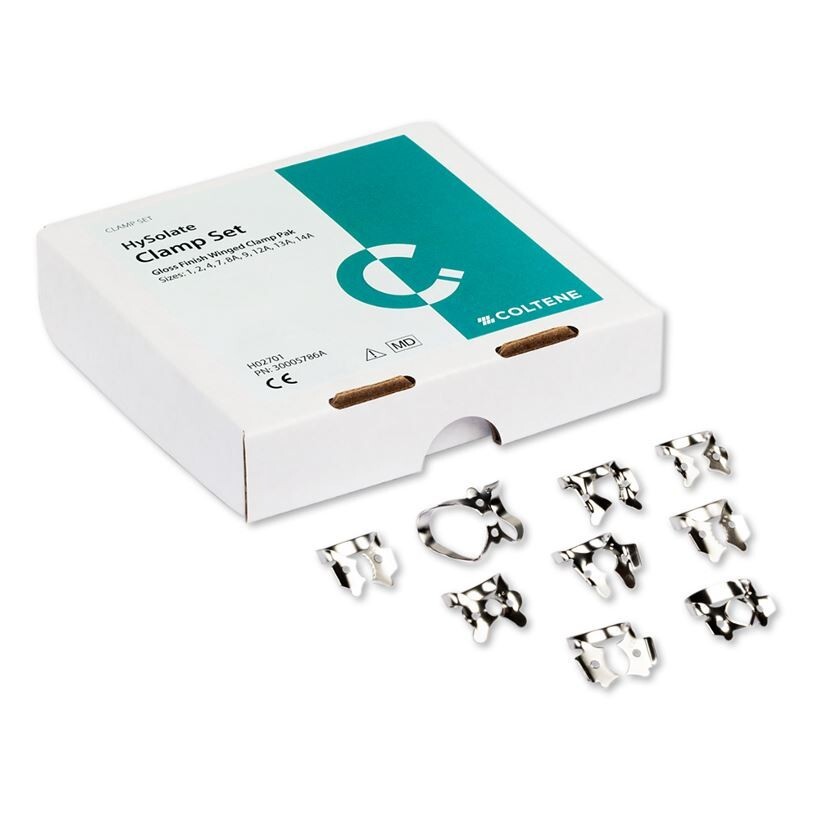 *9-Pieces* Coltene Hygenic Winged System9 Clamp Pak H02701