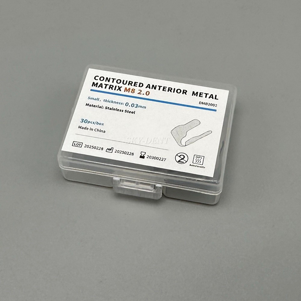 Dental Proximal Anterior Strips Matrix Bands Restoration Metal Matrices Twin M8