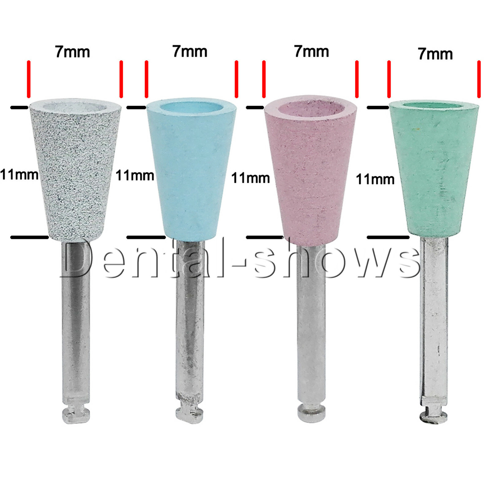 Dental Finishing Silicone Grinding Composite Polisher Cups for Low Speed