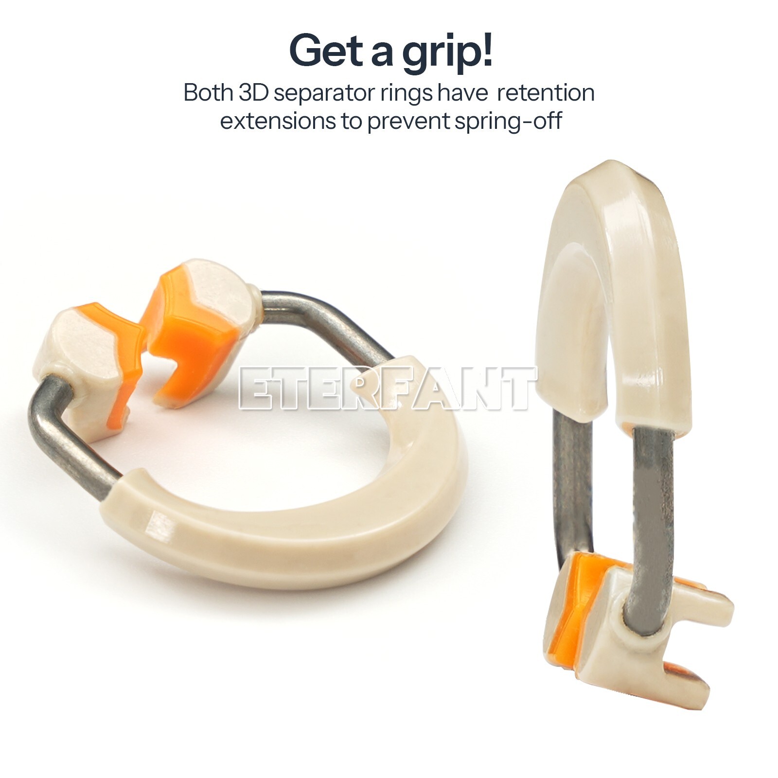 Dental 3D Separator Matrix Bands Rings Matrices Clip Clamp Titanium Fit Garrison