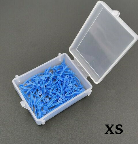 400* Dental Plastic Wedges Concave Design Arc Diastema Wedge w End Circular Hole