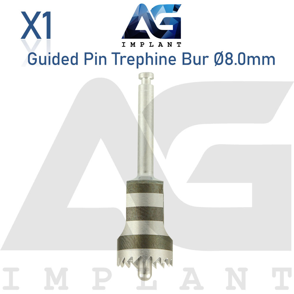 Guided Pin Trephine Bur Ø8.0mm Si nus Lift Drill Instrument Tool