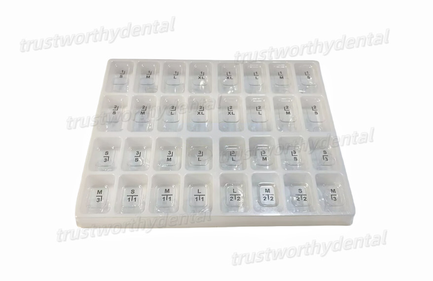 64pcs DENTAL Anterior Transparent Crowns № 1.910 CLEAR COLOUR