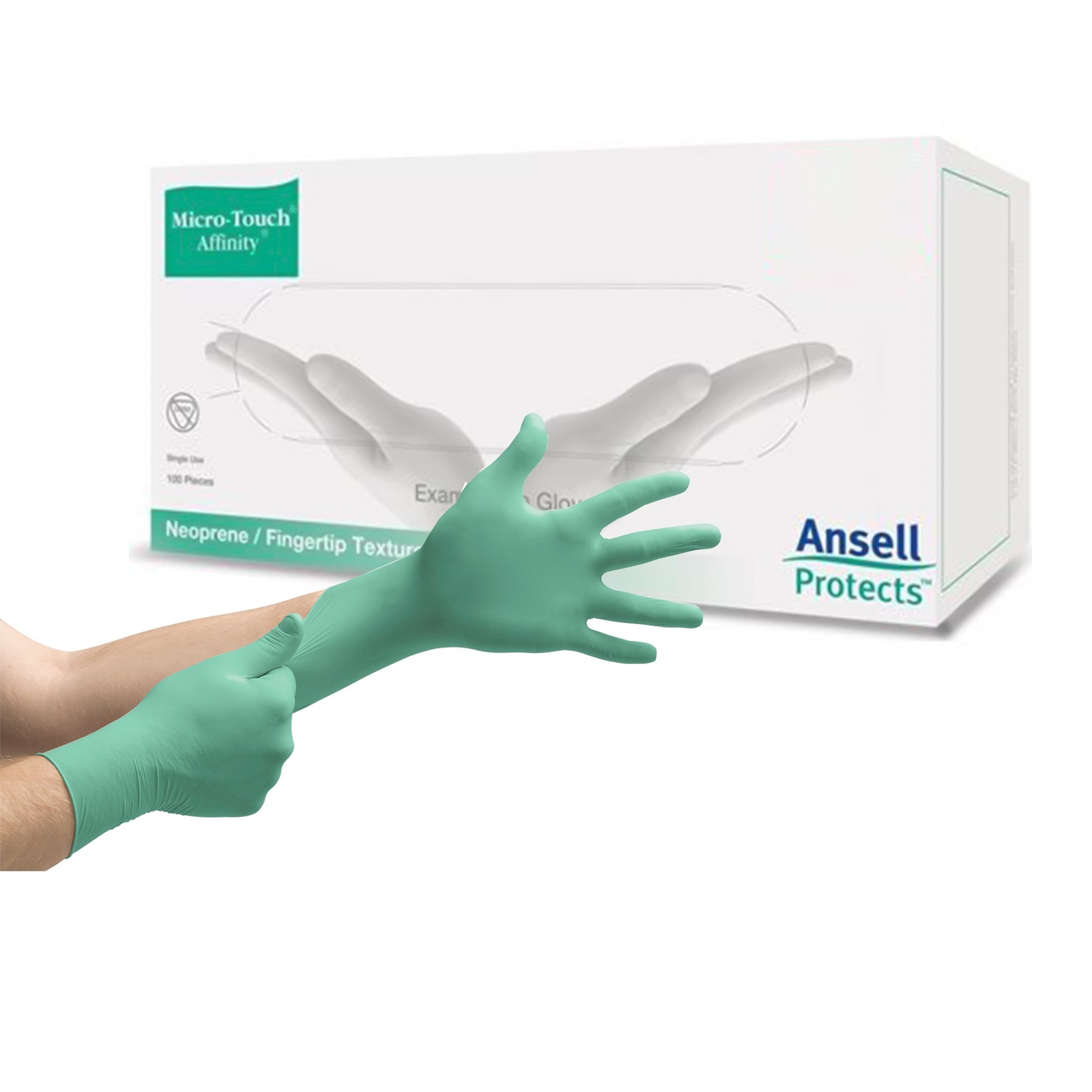 Micro-Touch Affinity Polychloroprene Exam Glove – 100 per Box