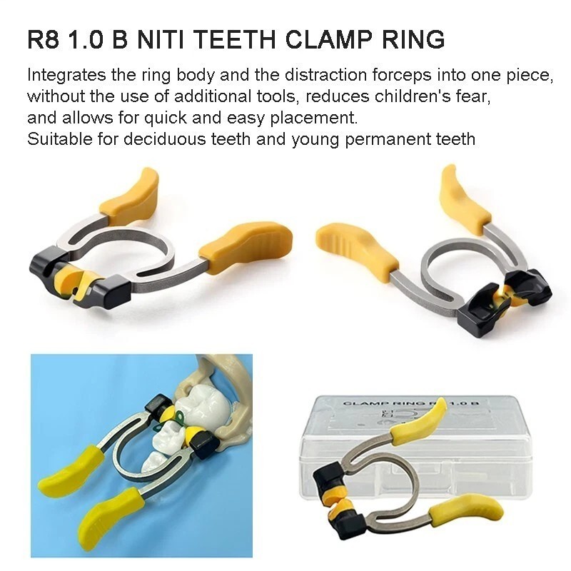 Dental Coating Matrix Bands Matrices NITI Pediatric Clamp Ring Adaptive Wedges