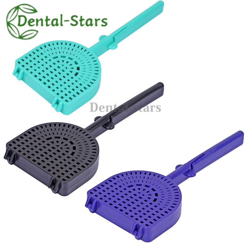 Dental Denture False Tooth Veneers Sieve Tooth Clean Collection Wash Racket Tray