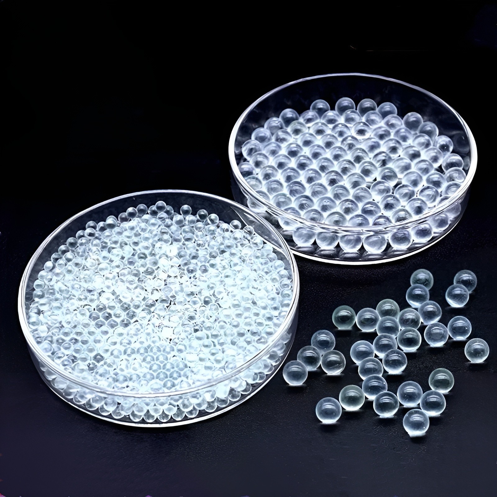 1000pc Lab Glass Bead 3/4/5/6/7mm High Precision Round For Distillation