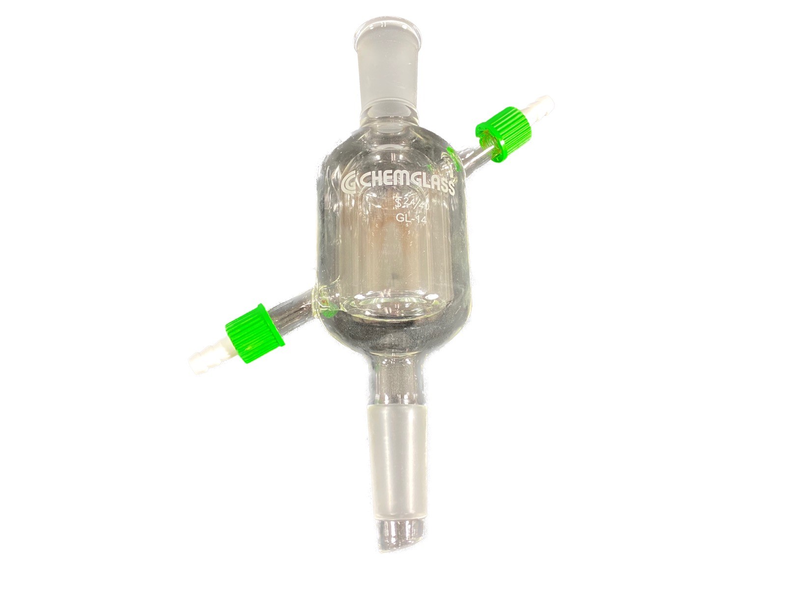 CHEMGLASS 24/40 Compact GL-14 210 x 64mm Reflux Condenser CG-1217-HC-20