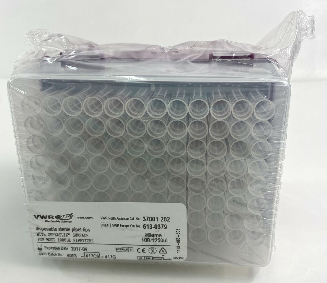 VWR Pipette Tip 1250 ul Low Binding 10 Racks