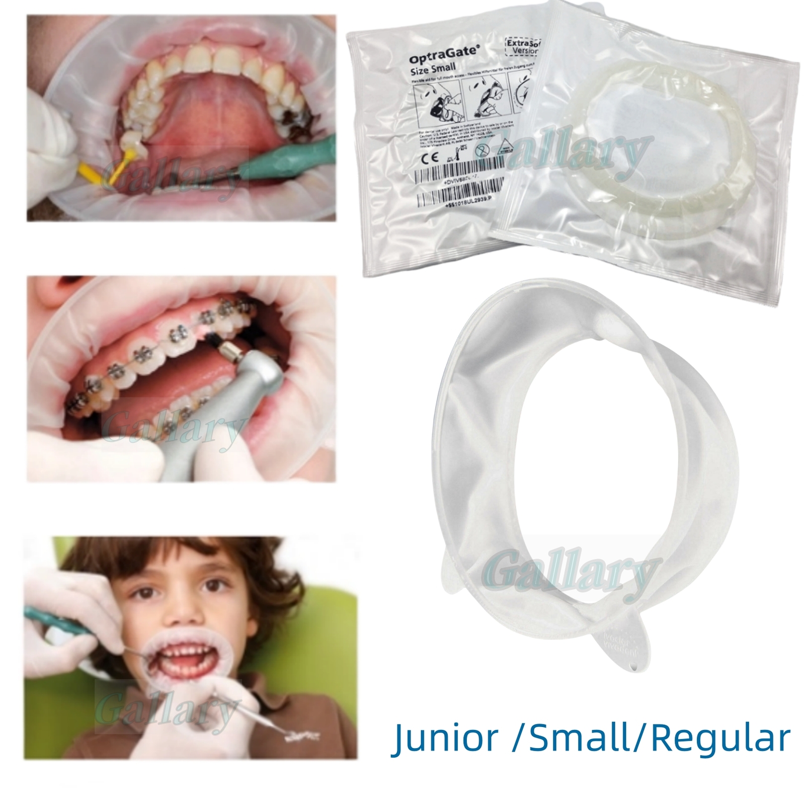 Ivoclar Vivadent Optragate 3D Lip Cheek Retractor Dental Mouth Opener R/S/J