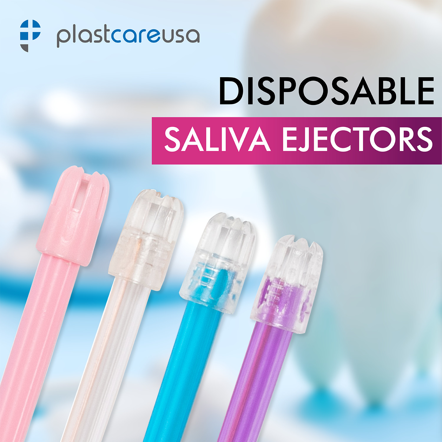 200 ASSORTED Dental Saliva Ejectors Ejector Disposable Suction Tips (2 Bags)