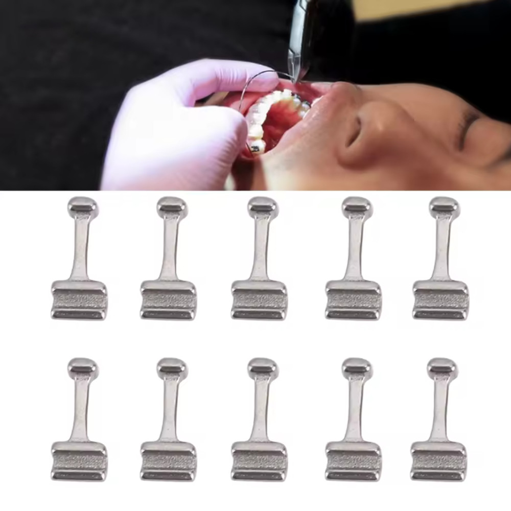 10pcs/pack Dental Orthodontic Crimpable Hook Long/Medium/Short Stainless Steel