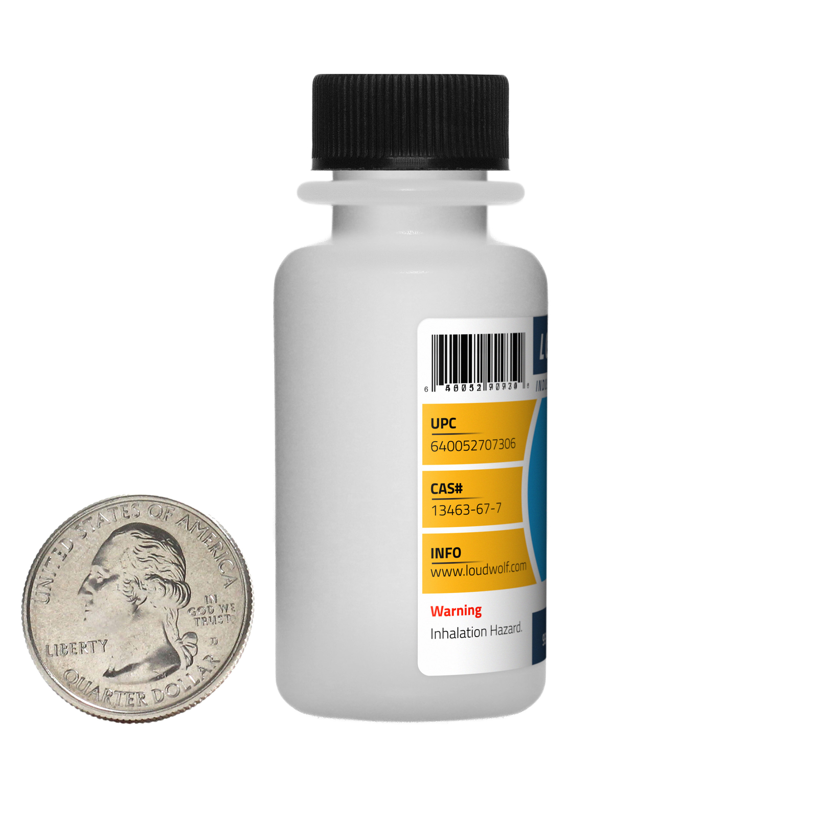 Titanium Dioxide / 10 Oz / 10 Bottles / 99.9% Reagent Grade / 44 Micron Powder