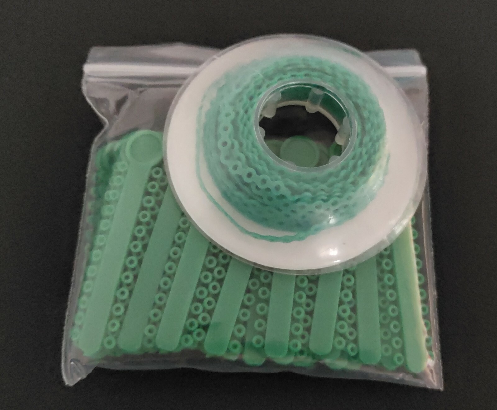 1 Pack Ligature Ties 1008Pcs/Pack 1 Pc Ultra Power Chain 15 Feet Short Green