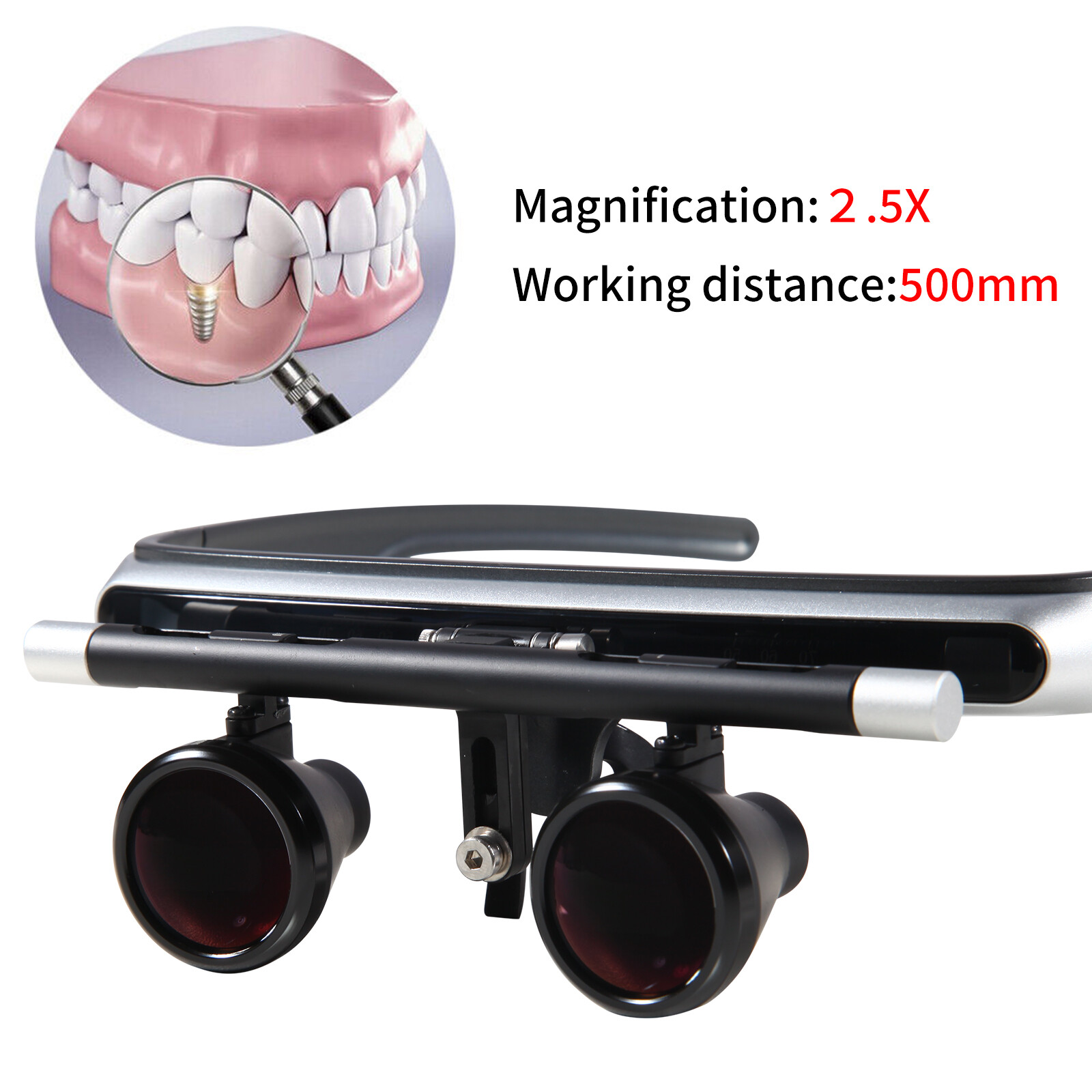 Dental Surgical 2.5X 3X Binocular Loupes Kepler Magnifying Glasses