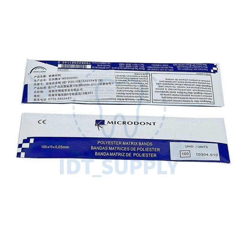 Dental Polyester Matrix Bands Clear Interproximal Filling Strip Restorat