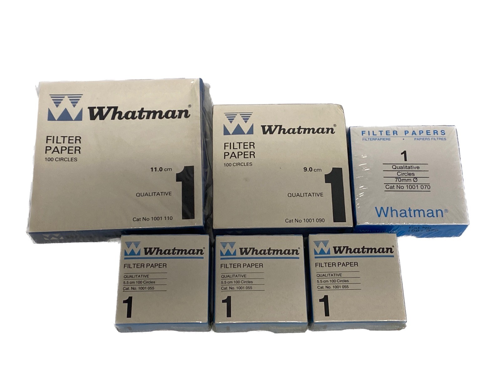 (600) WHATMAN Grade 1 Qualitative Filter Paper 5.5cm 70mm 9cm 11cm OD 1001-055
