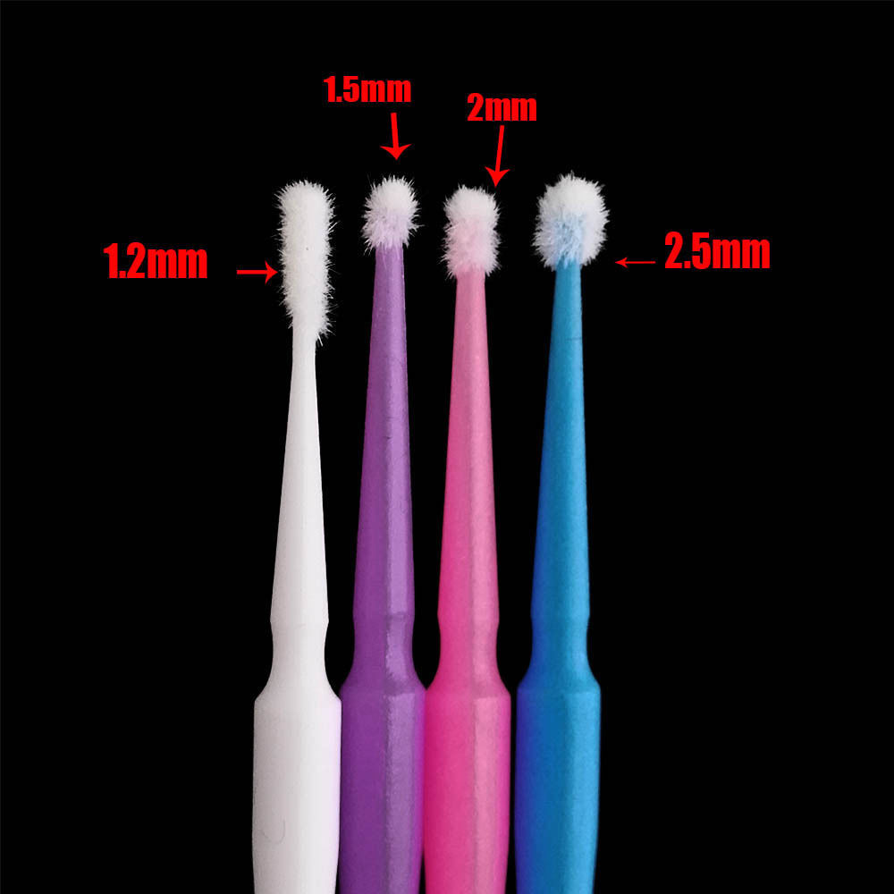 Dental Disposable Materials Micro Brush Tooth Applicators 1.2/1.5/2.0/2.5mm