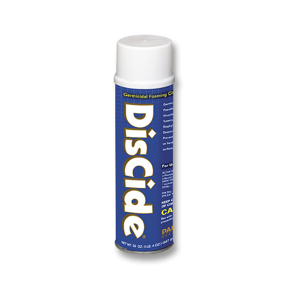 Palmero DisCide Germicidal Foaming Cleaner – 20 oz Can Spray DENTAL,MEDICAL,VET