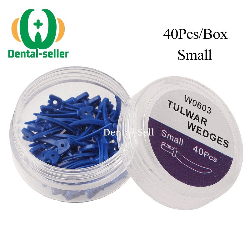 Dental Teflon Matrix Bands Sectional System Plastic Tulwar Wedges Refill L/M/S