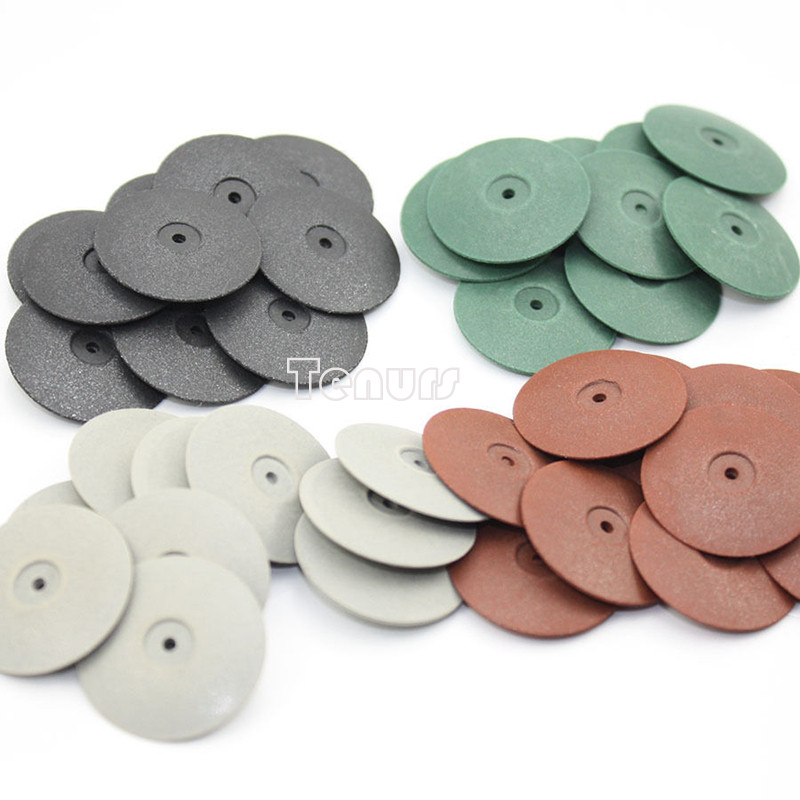 100pcs dental Butterfly shaped rubber wheel Polishing Wheel Dental Lab Silicone