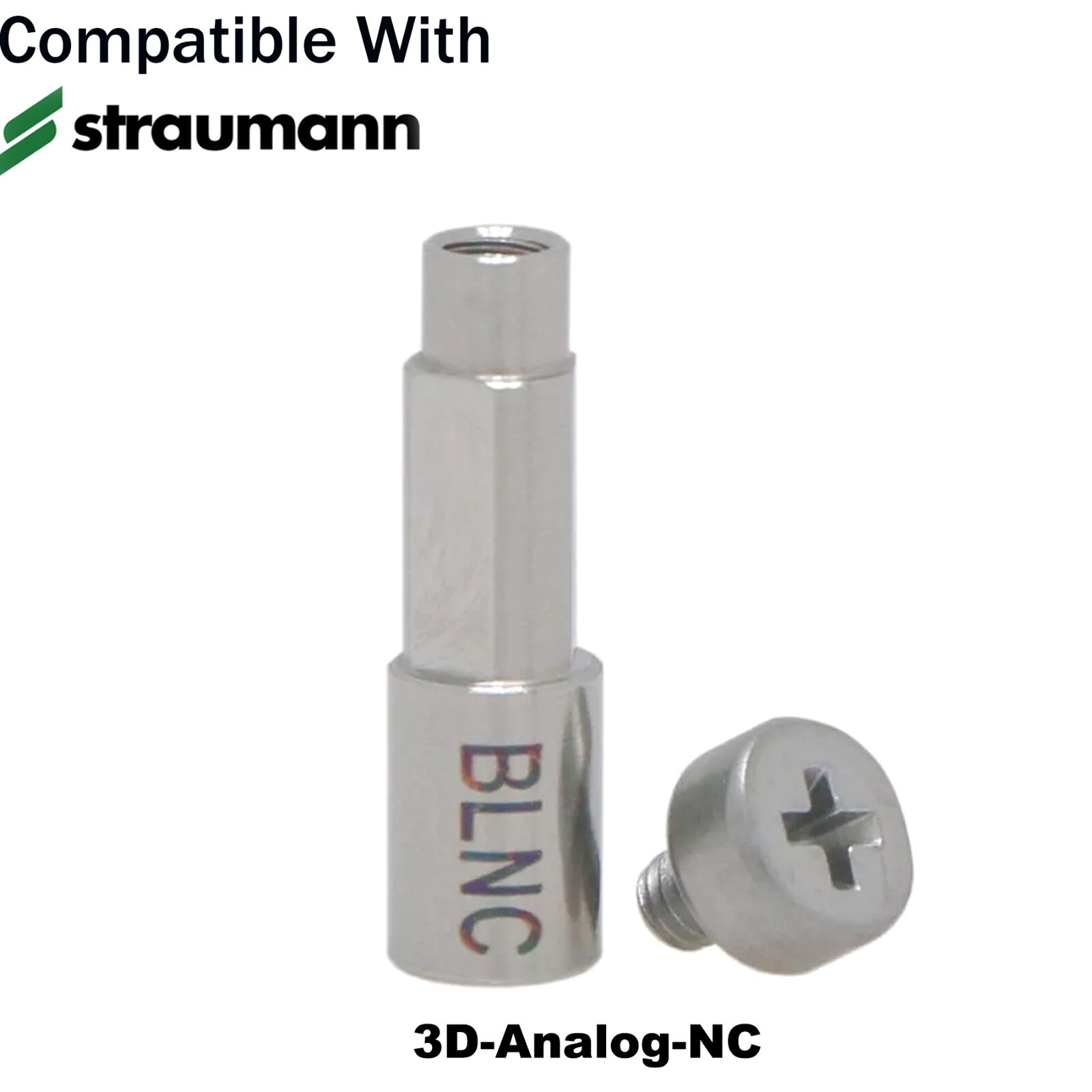 Dental CAD/CAM Implant Scan Body NC/RC 3D Analog Fits ITI Straumann BL/BLT