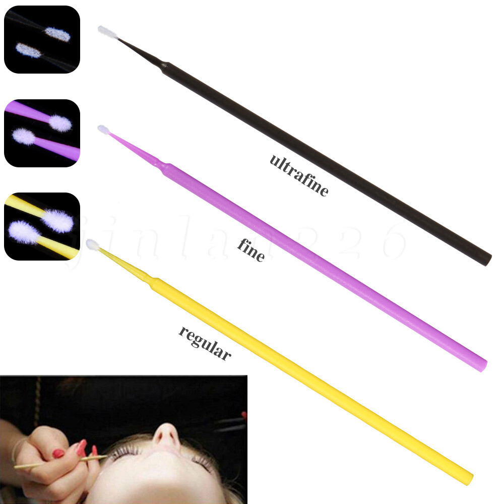 100pcs/pack Dental microbrush brushes applicator tip regular/fine/ultrafine SA