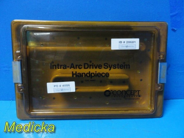 Concept Inc Intra-Arc Drive 9967 Hand Piece Sterilization Container ONLY ~ 28681