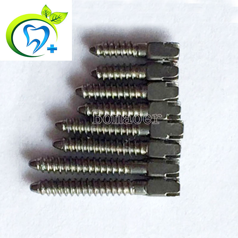 30Pcs Dental Pure Titanium Assorted Conical Screw Posts Root Canal Pins All Size